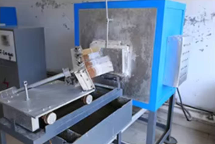 slide gate plate lab device