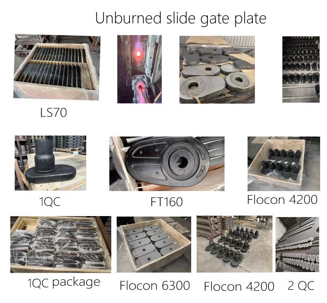 slide gate plate