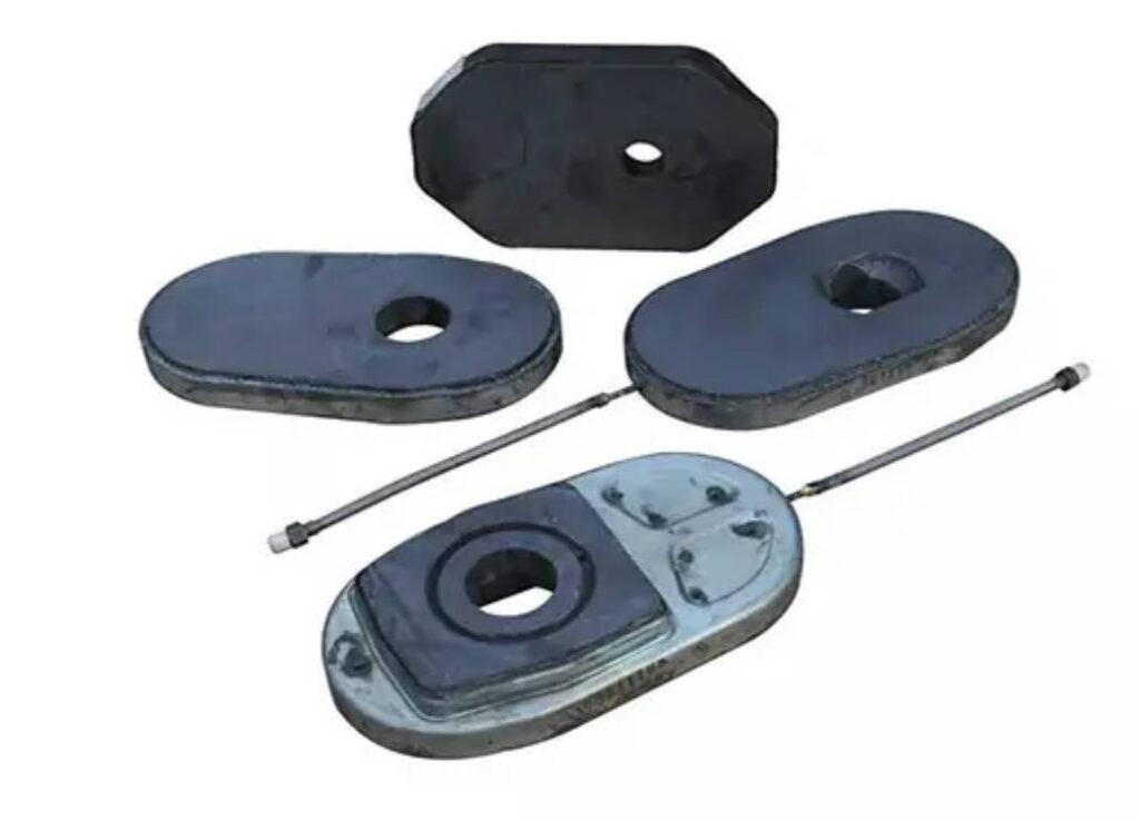 slide gate plate