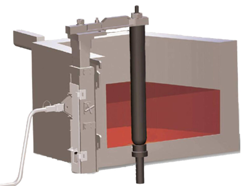 Installation process of tundish stopper manipulator