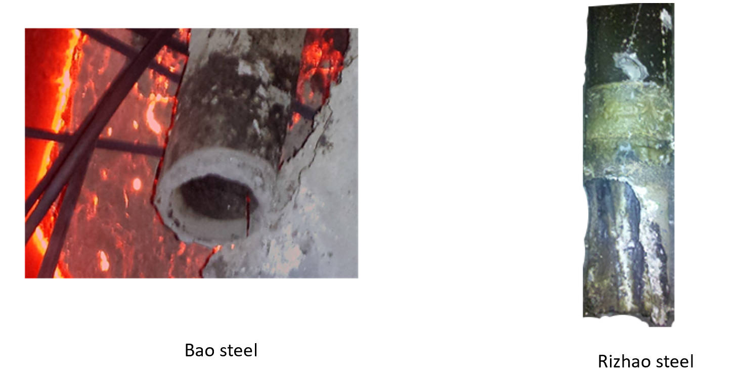 Thermal shock damage of ladle shroud