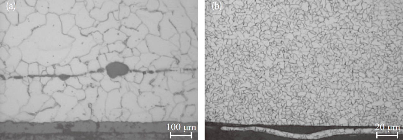figure 11 the metallographic analysis of the third kind of clogging