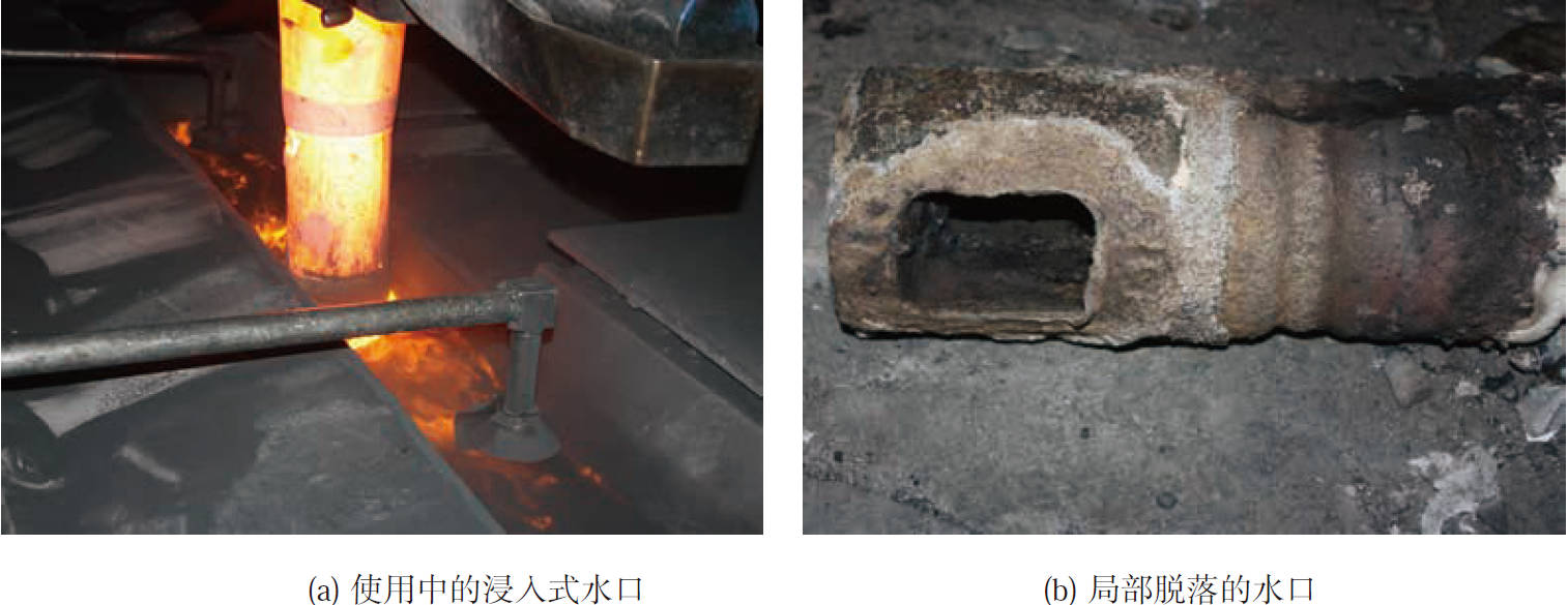 the sub entry nozzle on site