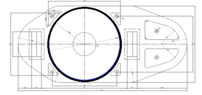 figure 3 Plate Casting Region (Insert zone)