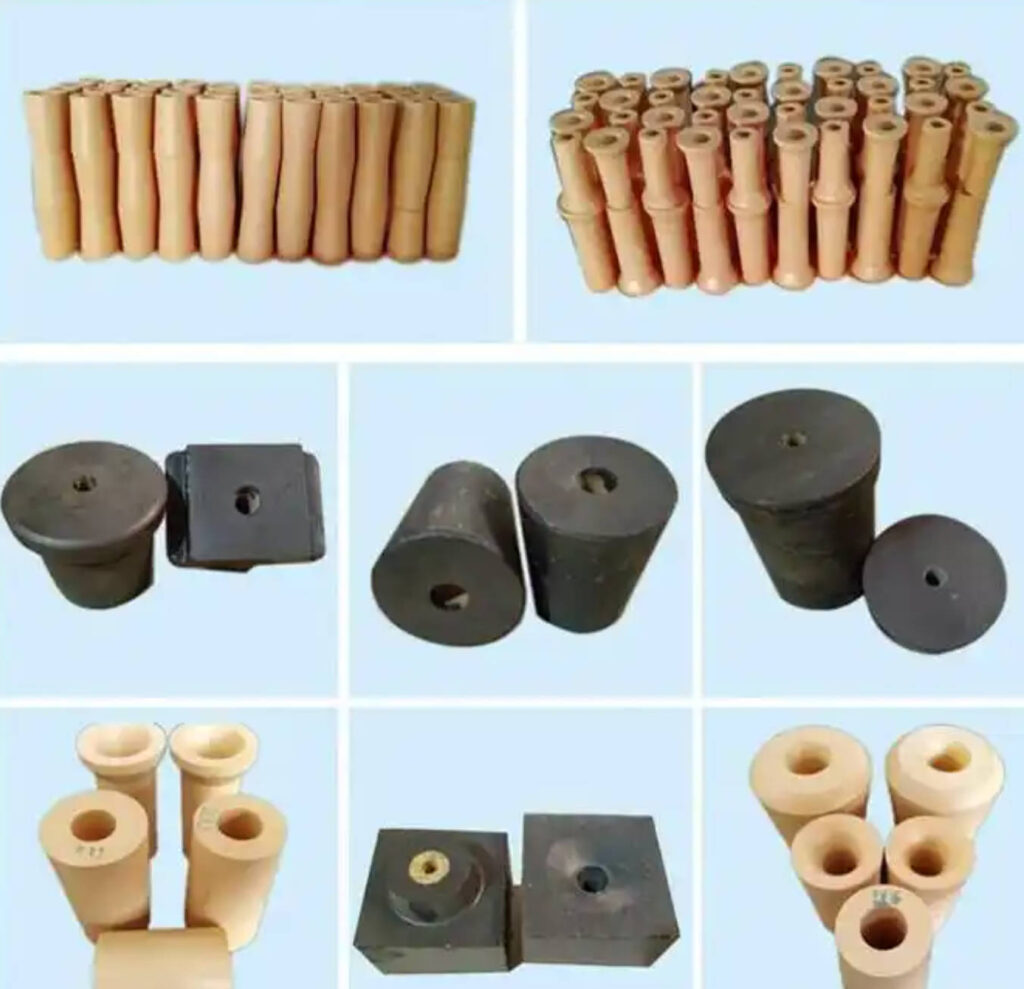 series of tundish metering nozzle